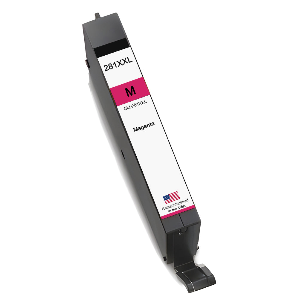 U.S. Remanufactured for Canon CLI-281XXL Magenta Ink Cartridge