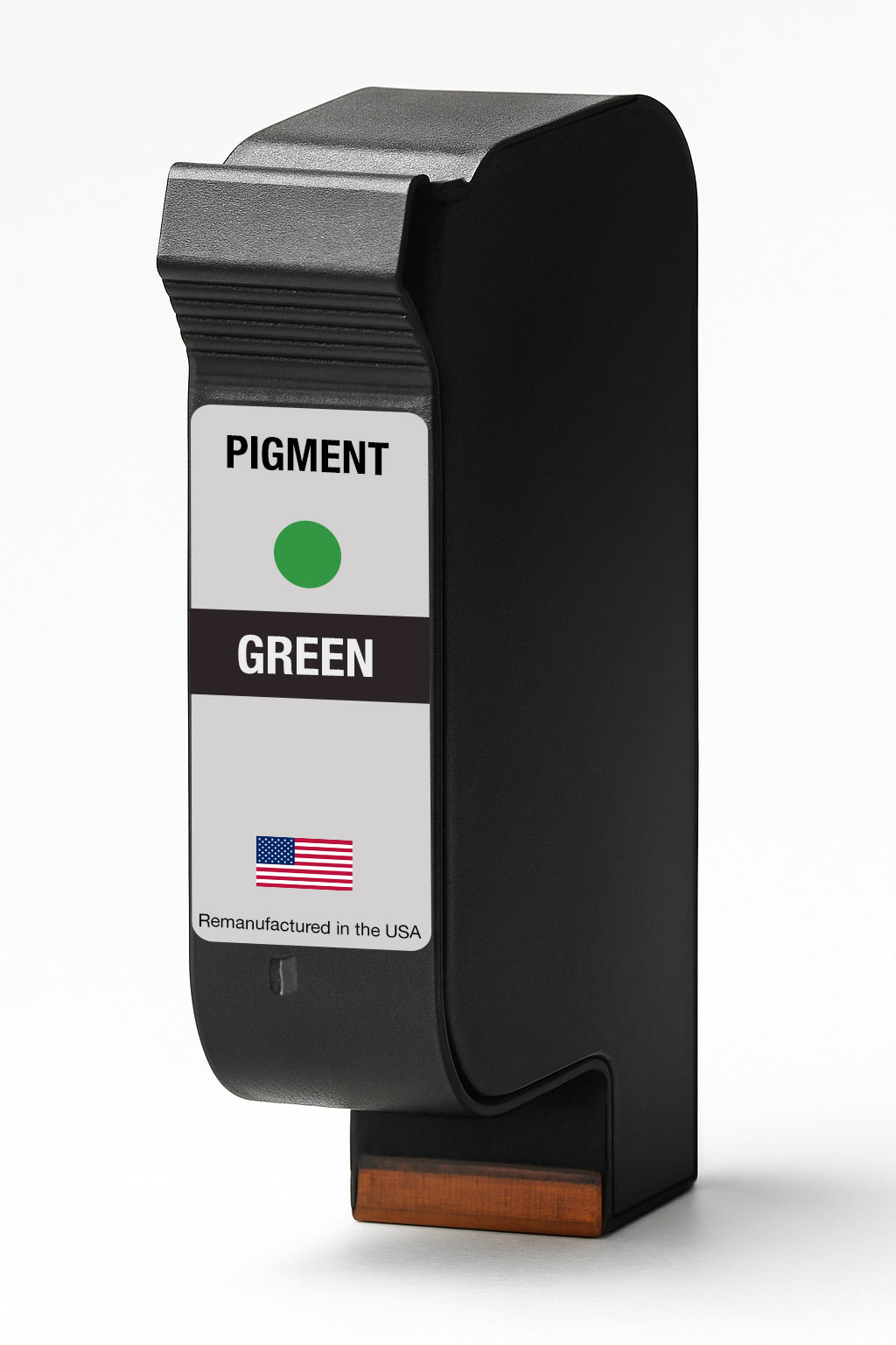 Cap- U.S. Remanufactured for Pigment Green Ink Cartridge