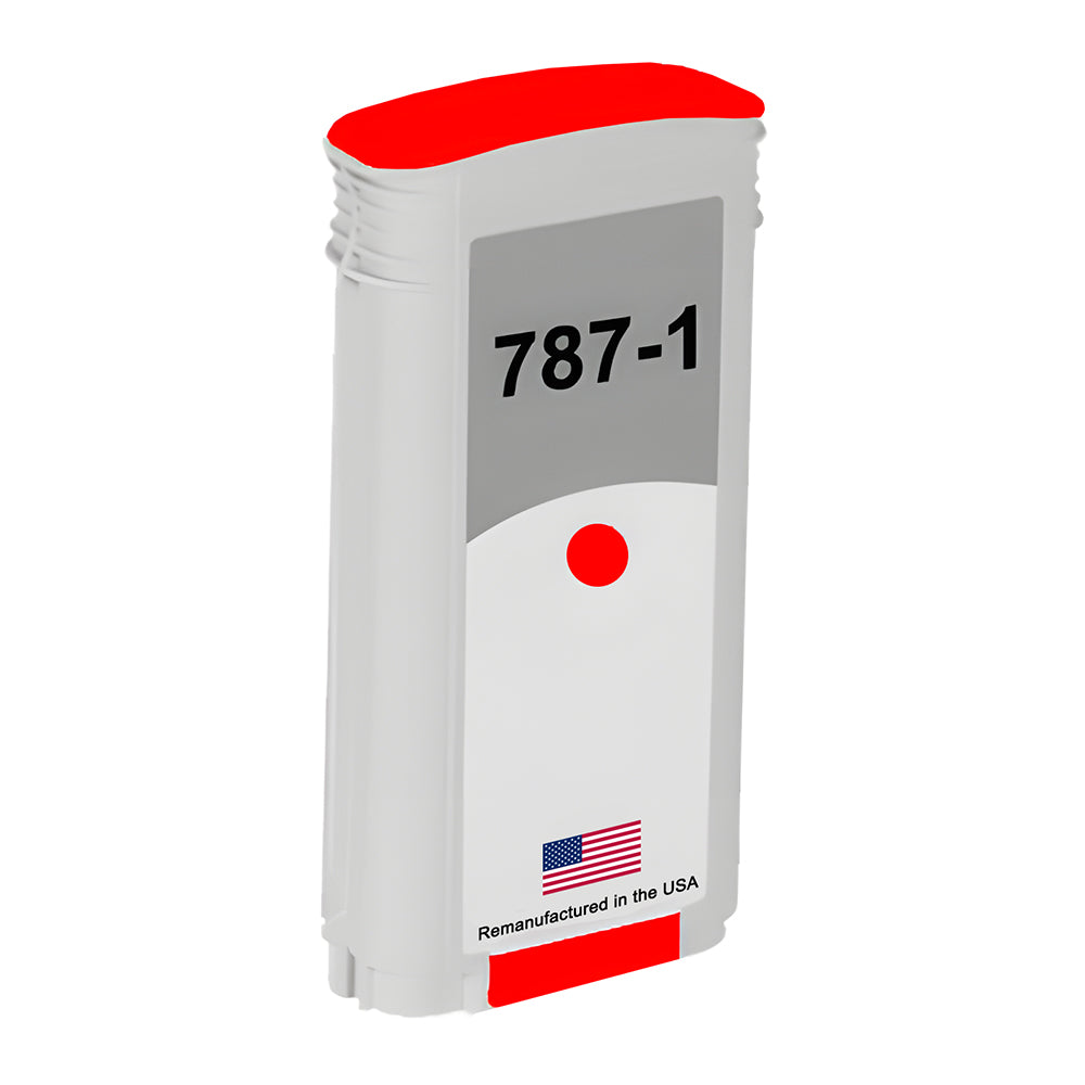 U.S. Remanufactured for Pitney Bowes 787-1 Fluorescent Red Ink Cartridge