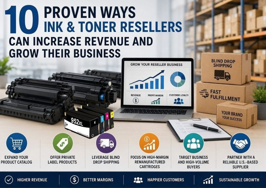10 Proven Ways Ink and Toner Resellers Can Increase Revenue and Grow Their Business
